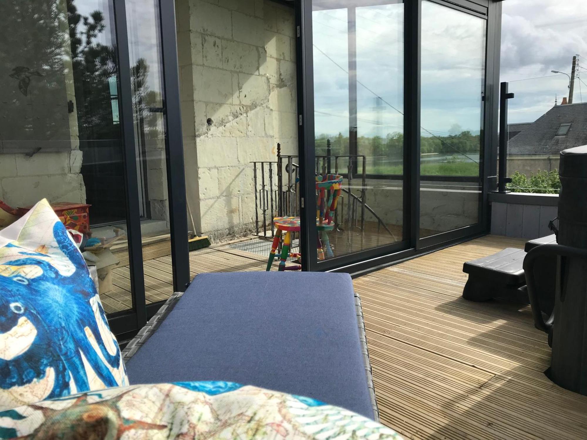 Jacuzzi Et Vue Sur Loire - Maison D'Hotes L'Odyssee La Chapelle-sur-Loire Eksteriør bilde